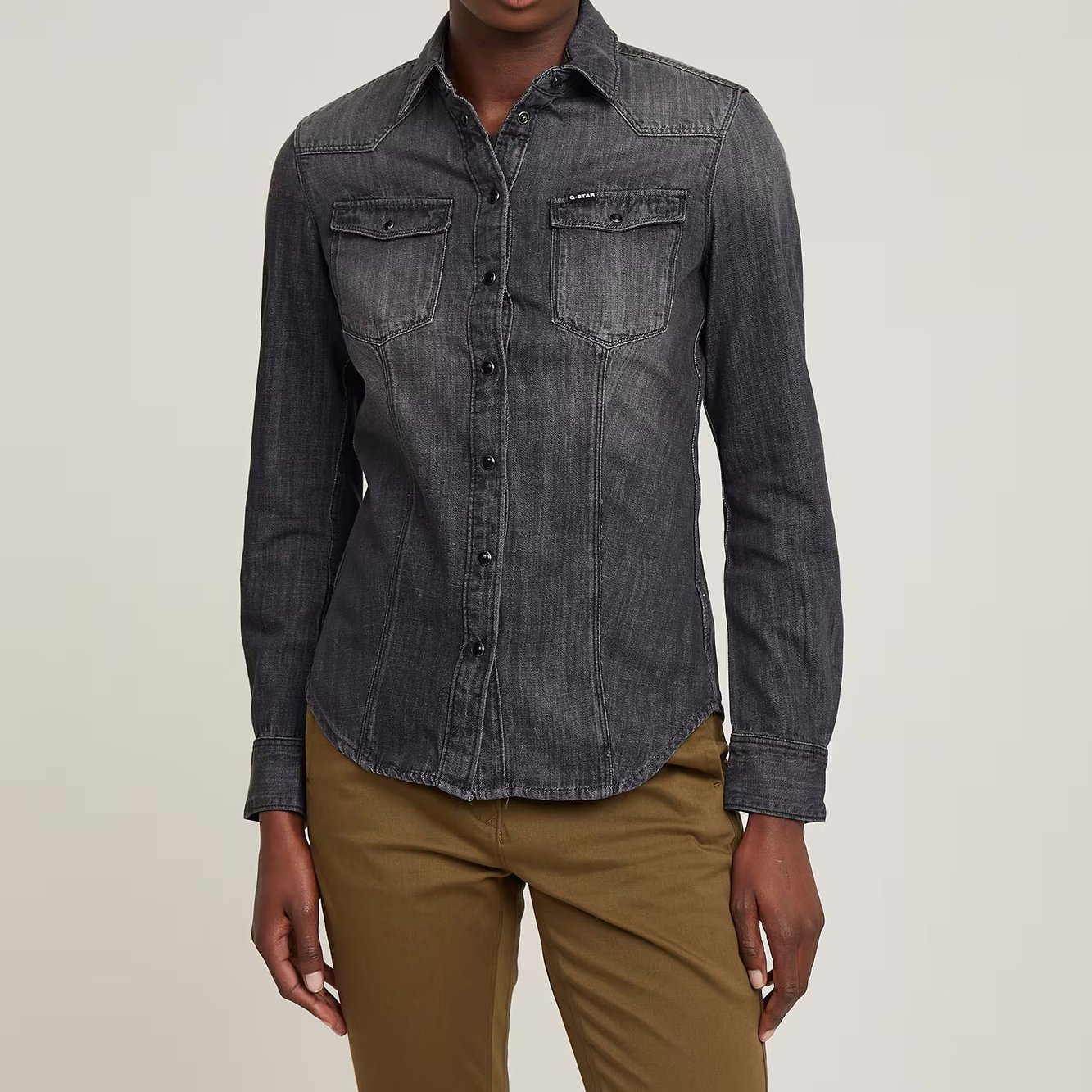 3301 Denim Hemd G-star Second-Hand photo 3