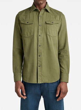3301 Slim Denim Shirt G-star Second-Hand photo 2