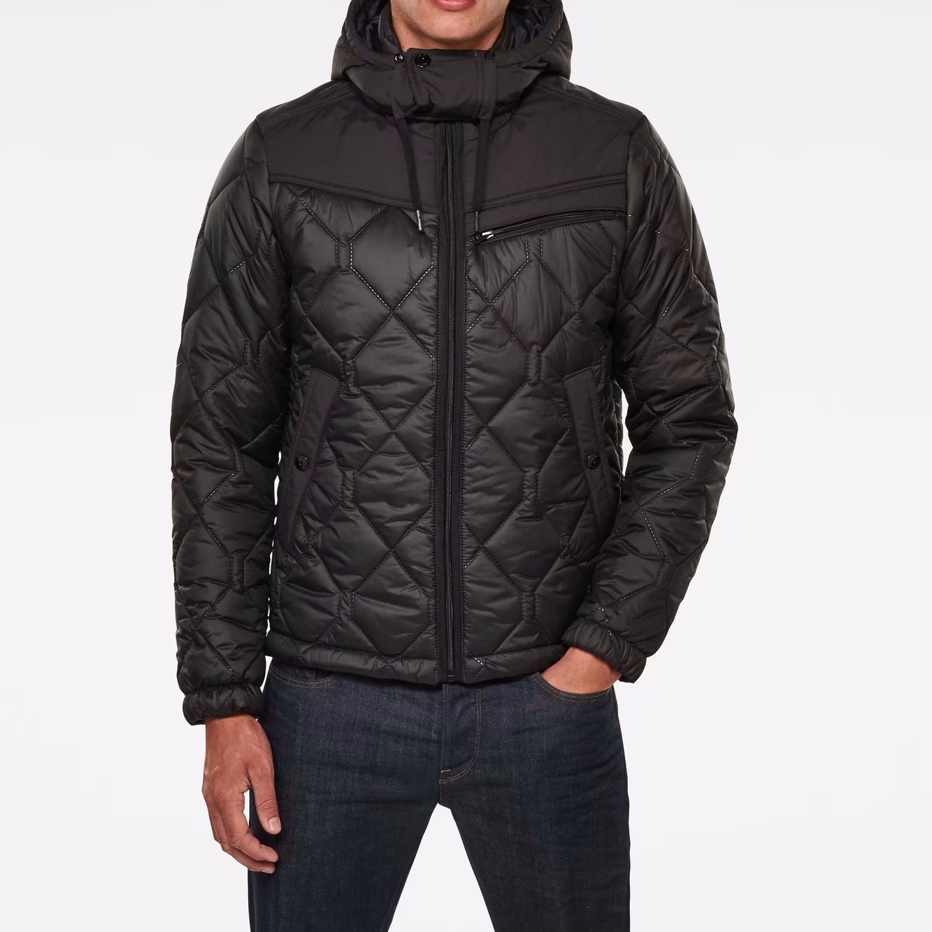 Veste à capuche Attacc Heatseal Quilted G-star seconde main photo 3