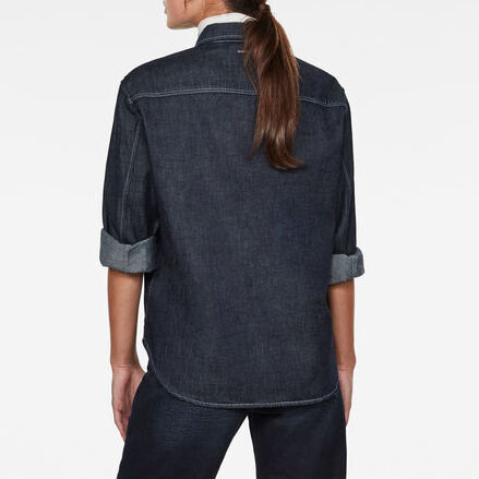 Western Denim Relaxed Overhemd G-star tweedehands photo 4