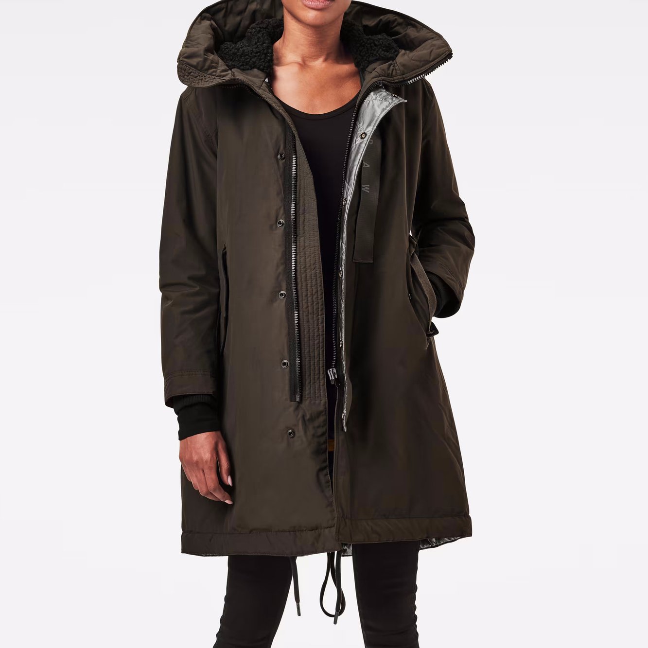 Parka Hooded Padded Fishtail G-star seconde main photo 3