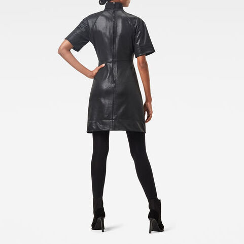 Glossy High Collar Sweat Kleid G-star Second-Hand photo 4
