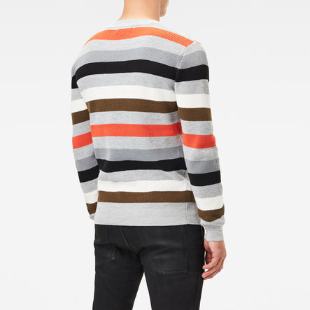 Multi Stripe Knitted Pullover G-star Second-Hand photo 4