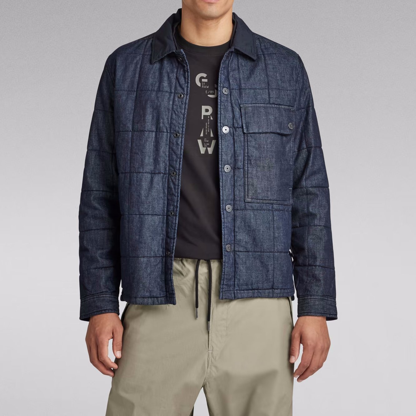 Unisex Postino Quilted Overshirt G-star Second-Hand photo 2