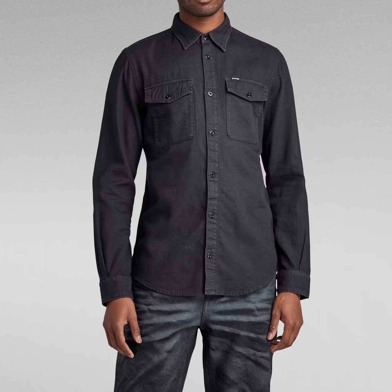 Marine Slim Hemd G-star Second-Hand photo 3