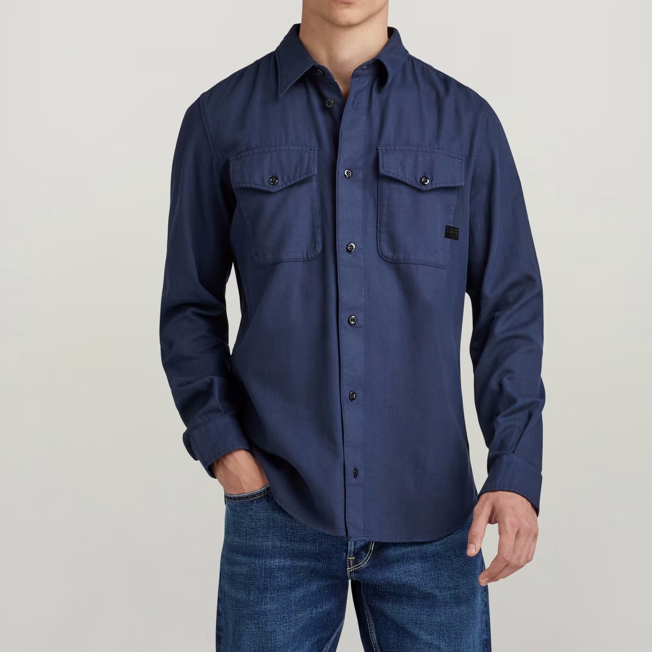 Marine Slim Hemd G-star Second-Hand photo 3