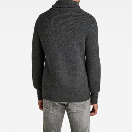 E Shawl Collar Knitted Pullover G-star Second-Hand photo 4