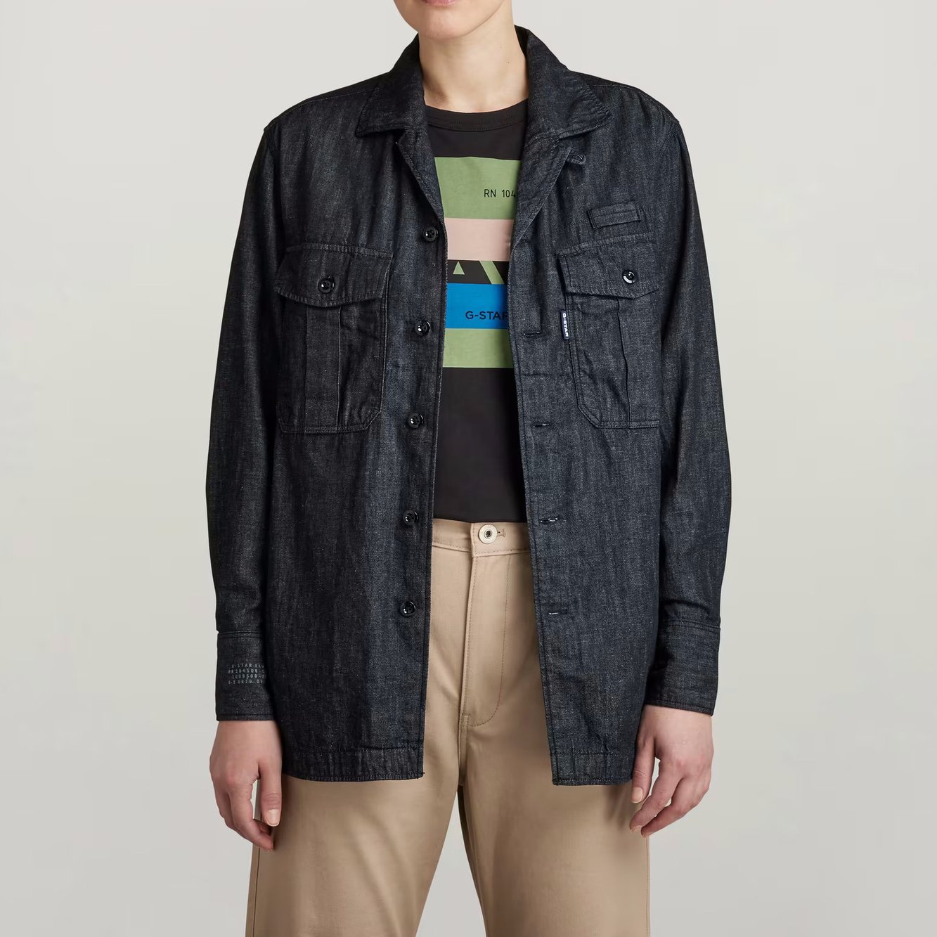 Officer Boyfriend Shirt G-star tweedehands photo 3