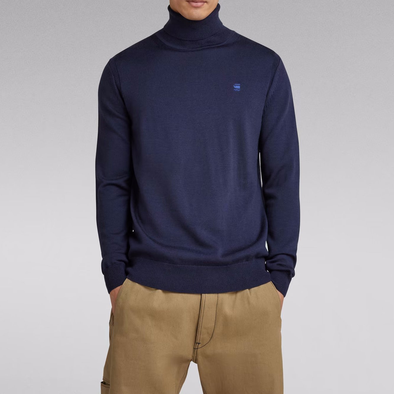 Pull en maille Premium Core Turtle G-star seconde main photo 3
