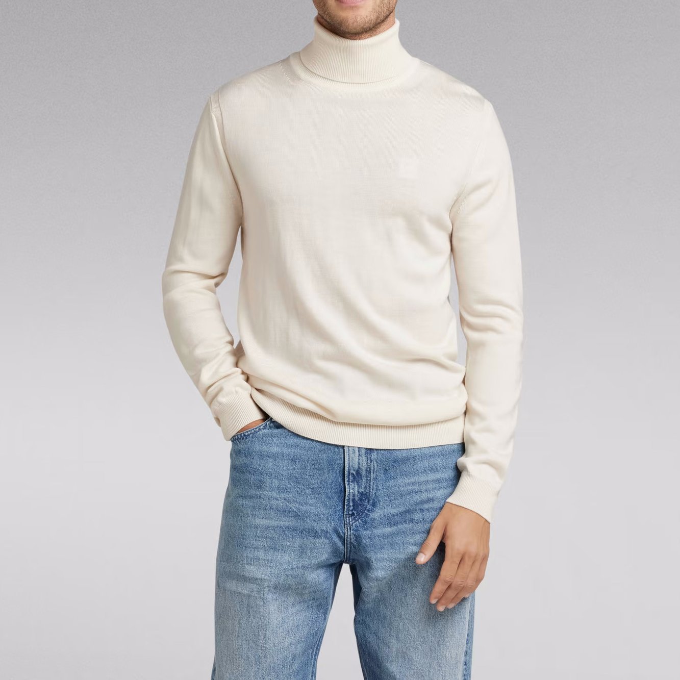 Premium Core Turtle Neck Knitted Pullover G-star Second-Hand photo 3