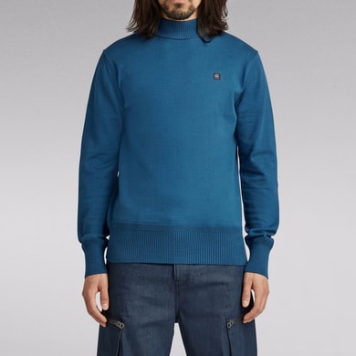 Pull en maille Premium Core Mock Neck G-star seconde main photo 2