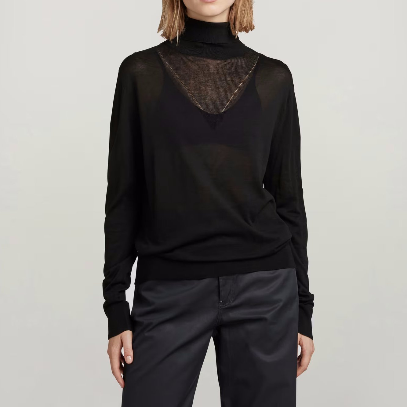 Core Roll Neck Knitted Pullover G-star Second-Hand photo 3