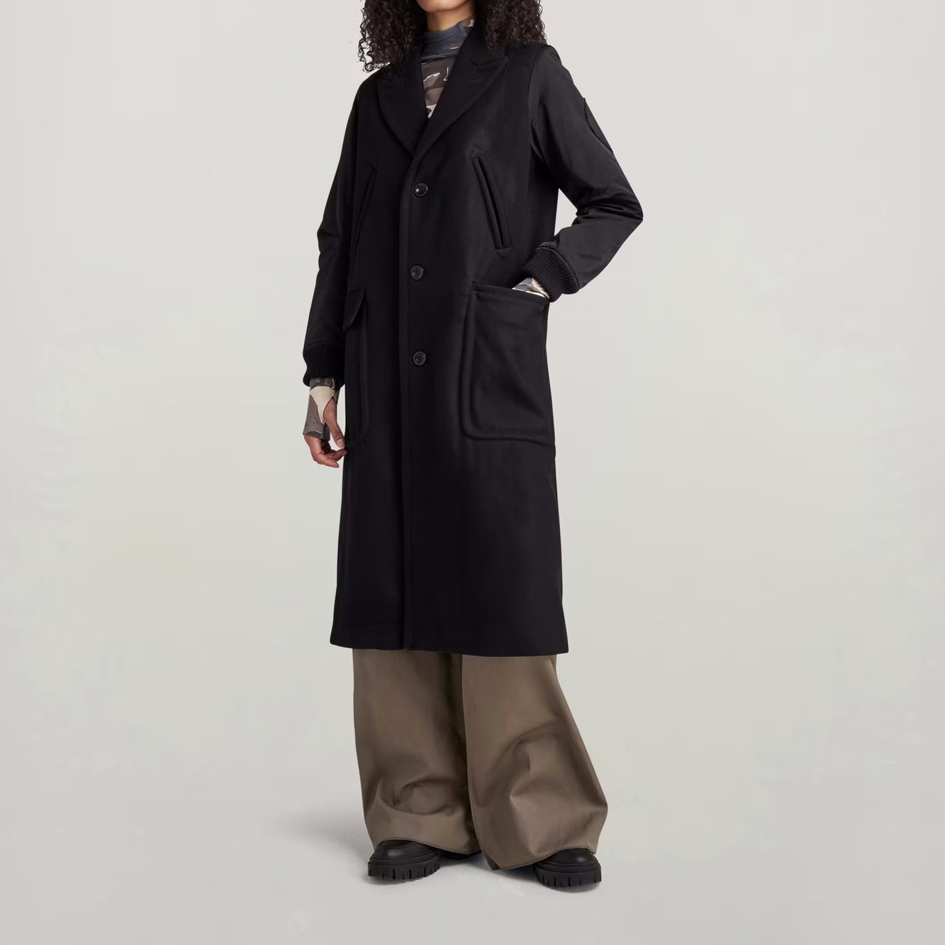 Wool Long Coat G-star tweedehands photo 3