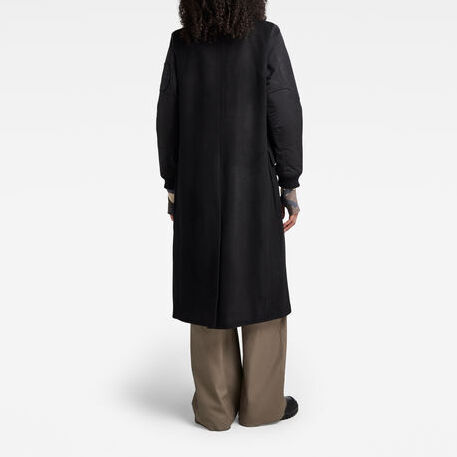 Wool Long Coat G-star tweedehands photo 4