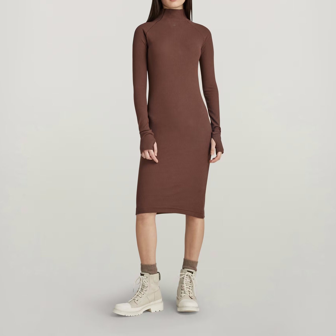 Rib Slim Kleid G-star Second-Hand photo 3