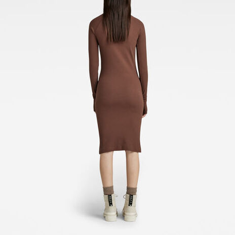 Rib Slim Kleid G-star Second-Hand photo 4