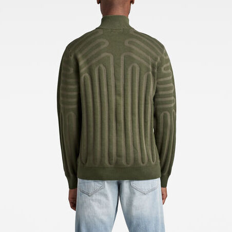 Gebreide Trui 3D Line Loose Half Zip G-star tweedehands photo 4