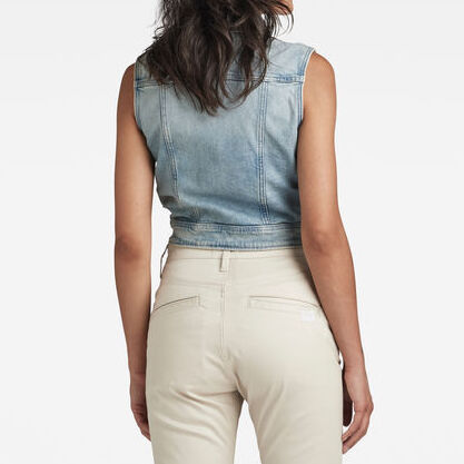 Slim Denim Weste Evergreen G-star Second-Hand photo 4