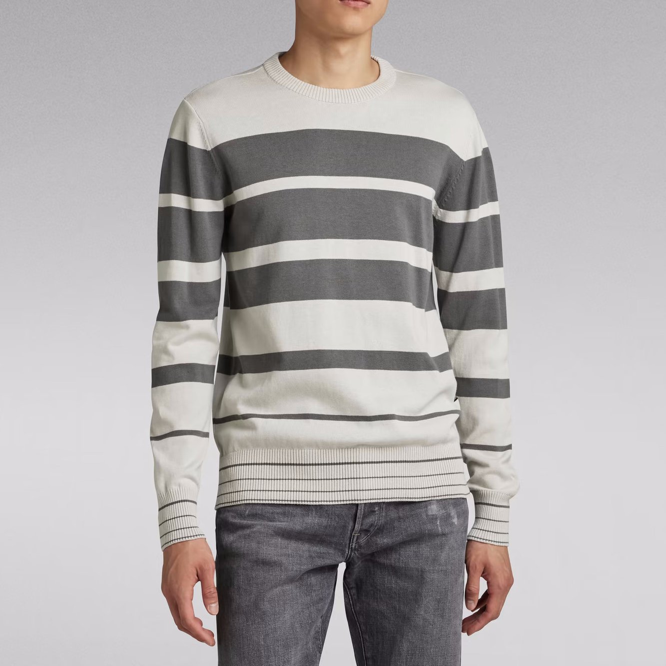 Gebreide Trui Irregular Stripe G-star tweedehands photo 3
