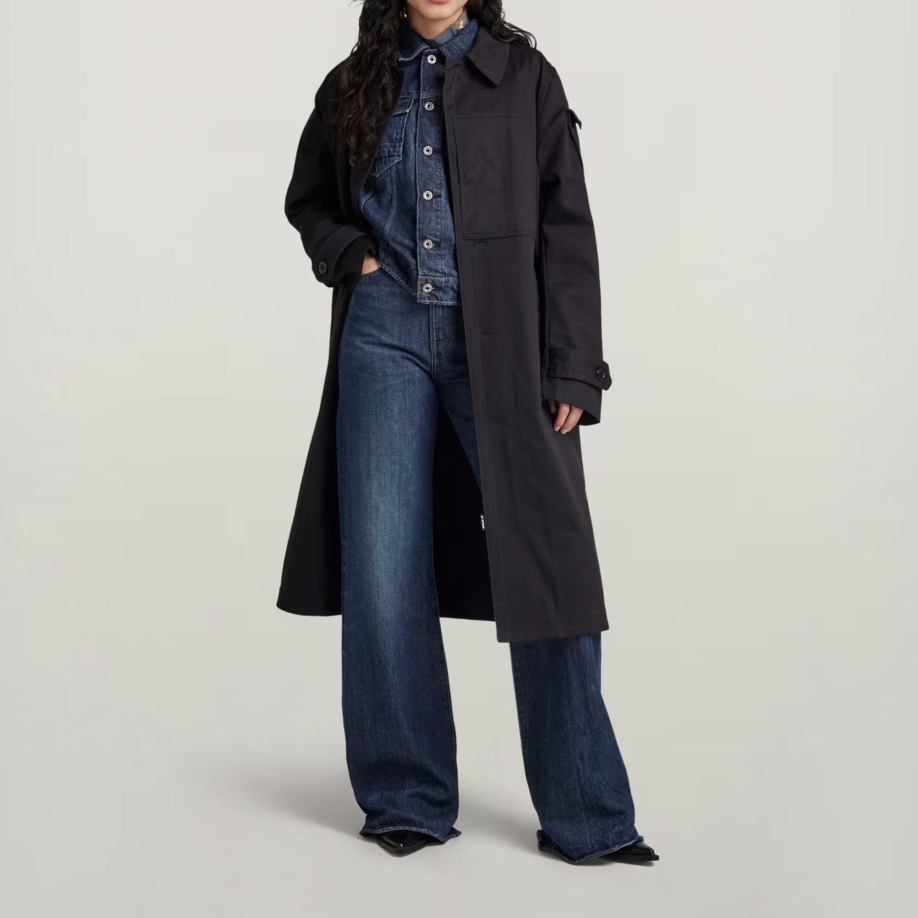 Trench Unisex Coupe Droite G-star seconde main photo 3