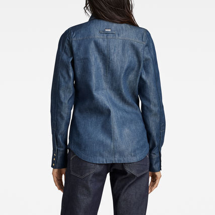 Premium 70'S Slim Denim Shirt G-star tweedehands photo 4