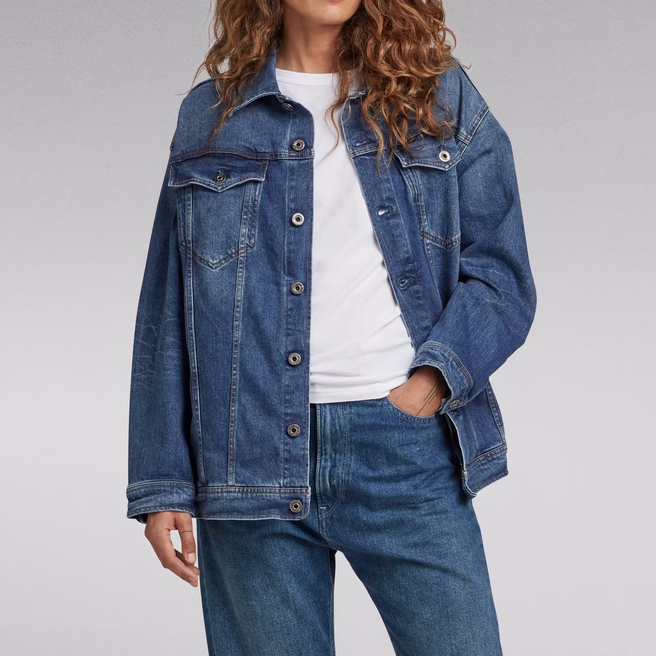 Oversized Denim Jacket G-star Second-Hand photo 2