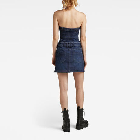 Y2K Denim Jurk G-star tweedehands photo 4