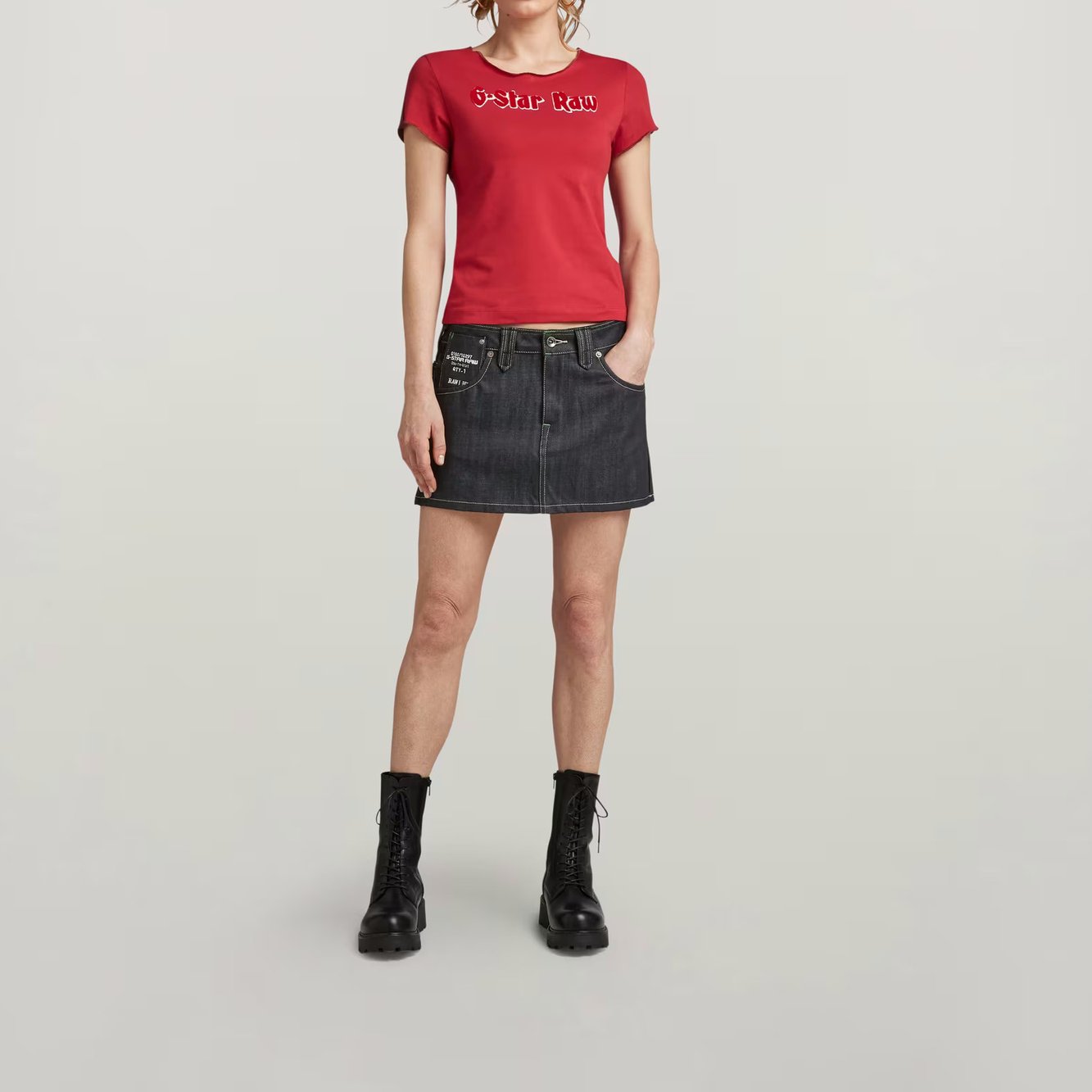 Y2K Denim Mini Rock G-star Second-Hand photo 3