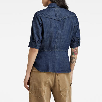 Chemise Western Kick Puff Slim G-star seconde main photo 4