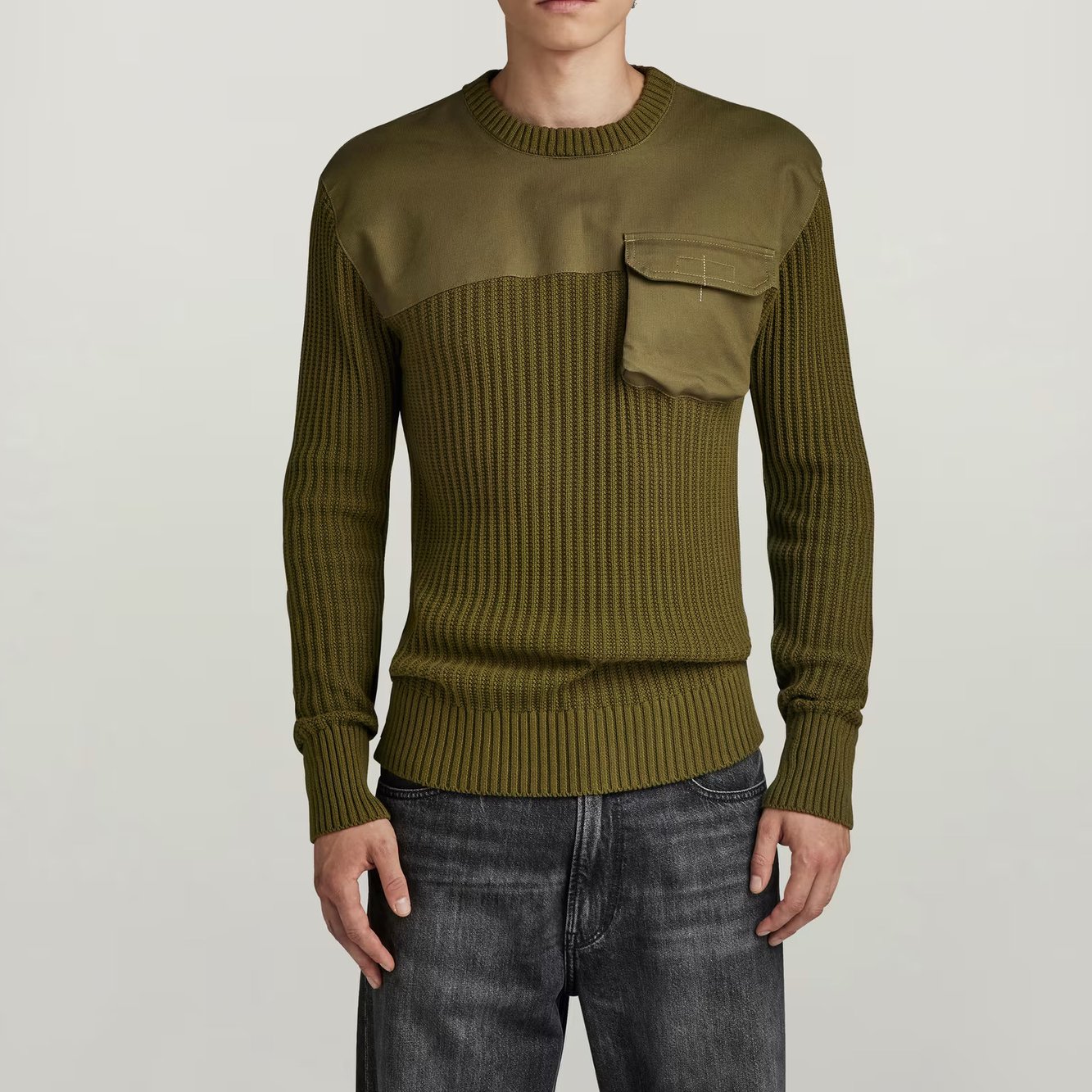 Army Knitted Pullover G-star Second-Hand photo 3