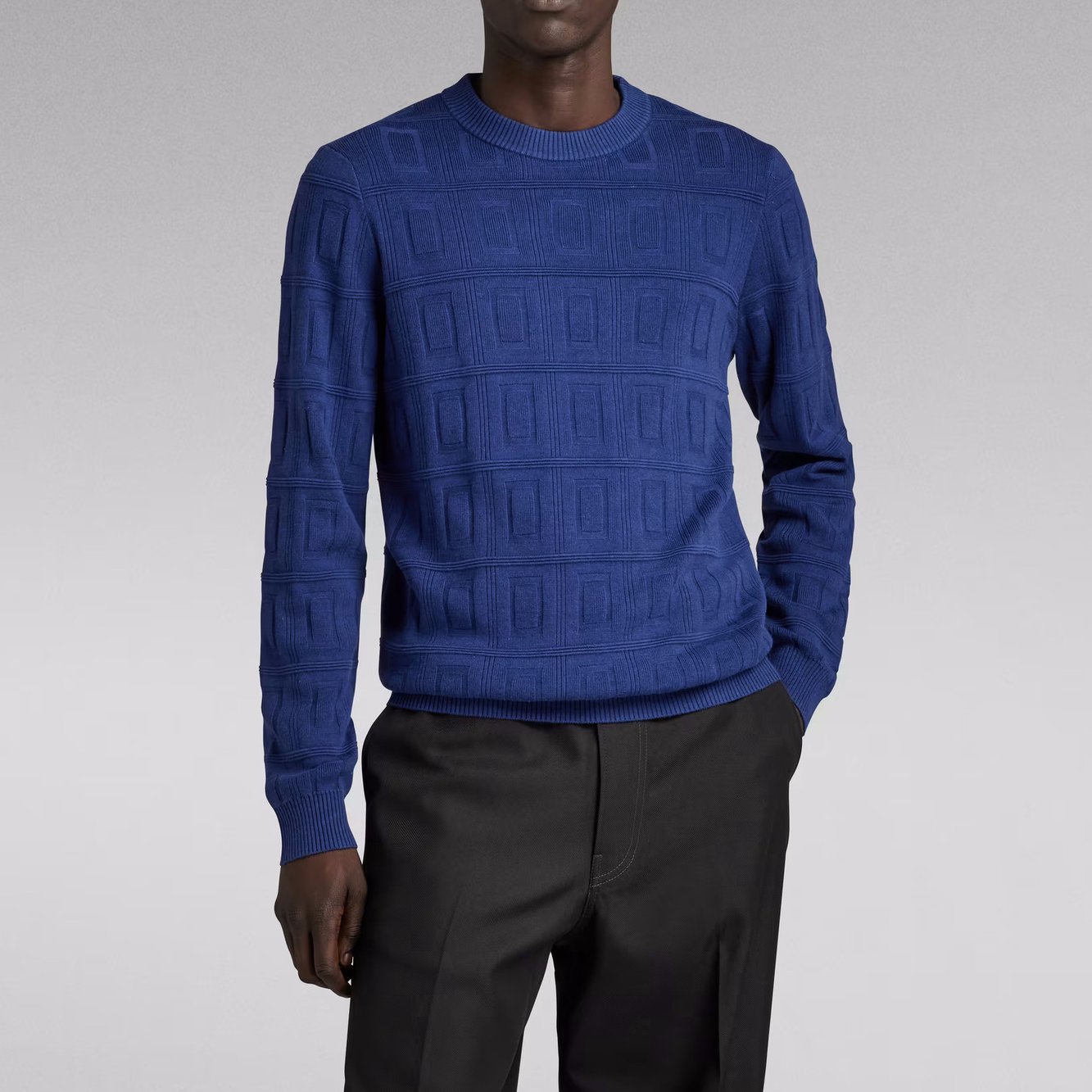 Table Structure Knitted Pullover G-star Second-Hand photo 3