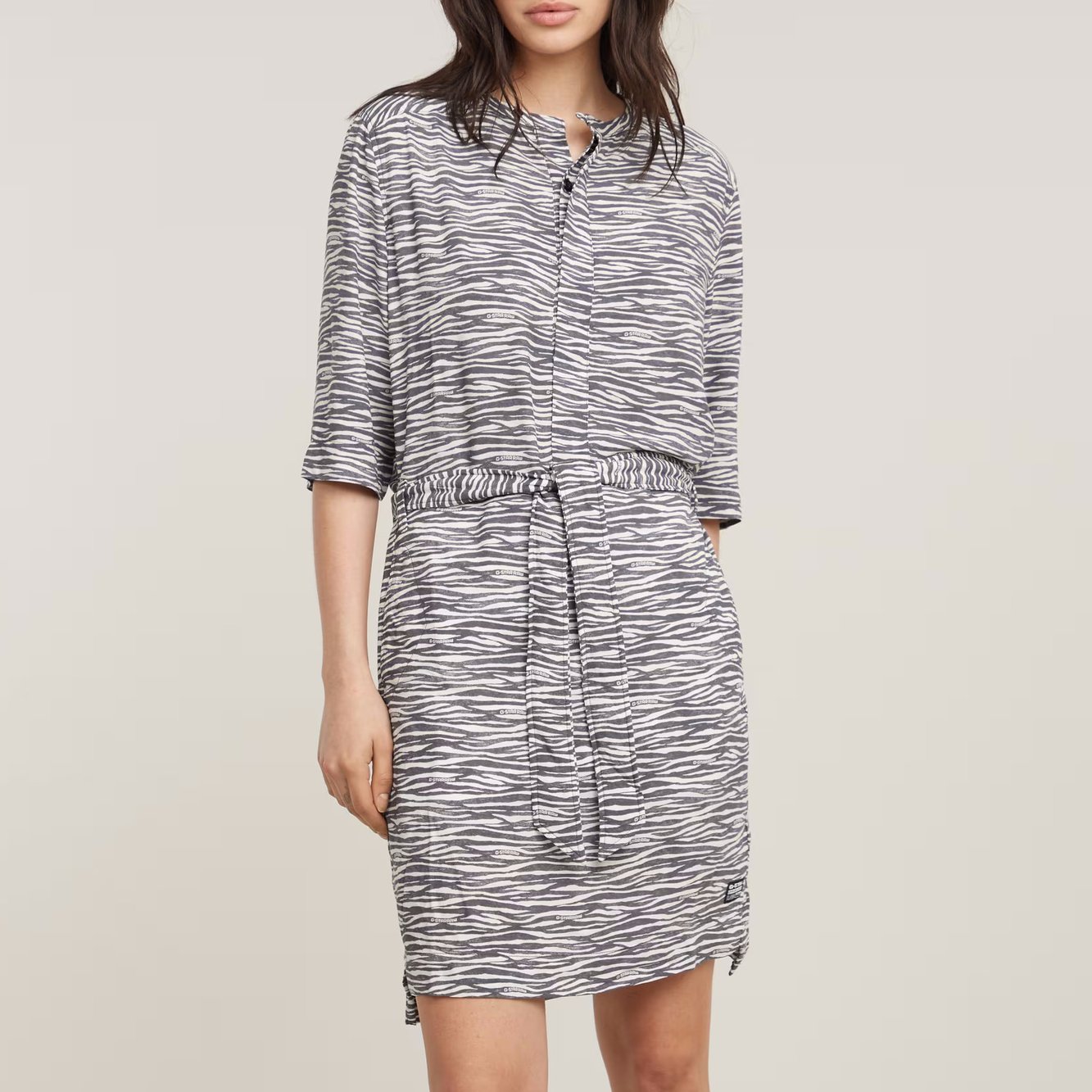 Half Placket Shirt Kleid G-star Second-Hand photo 3