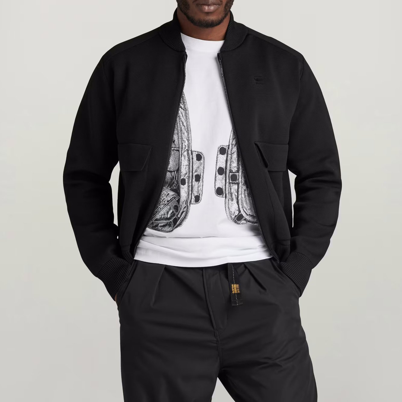 Engineered Knitted Bomber G-star Second-Hand photo 3