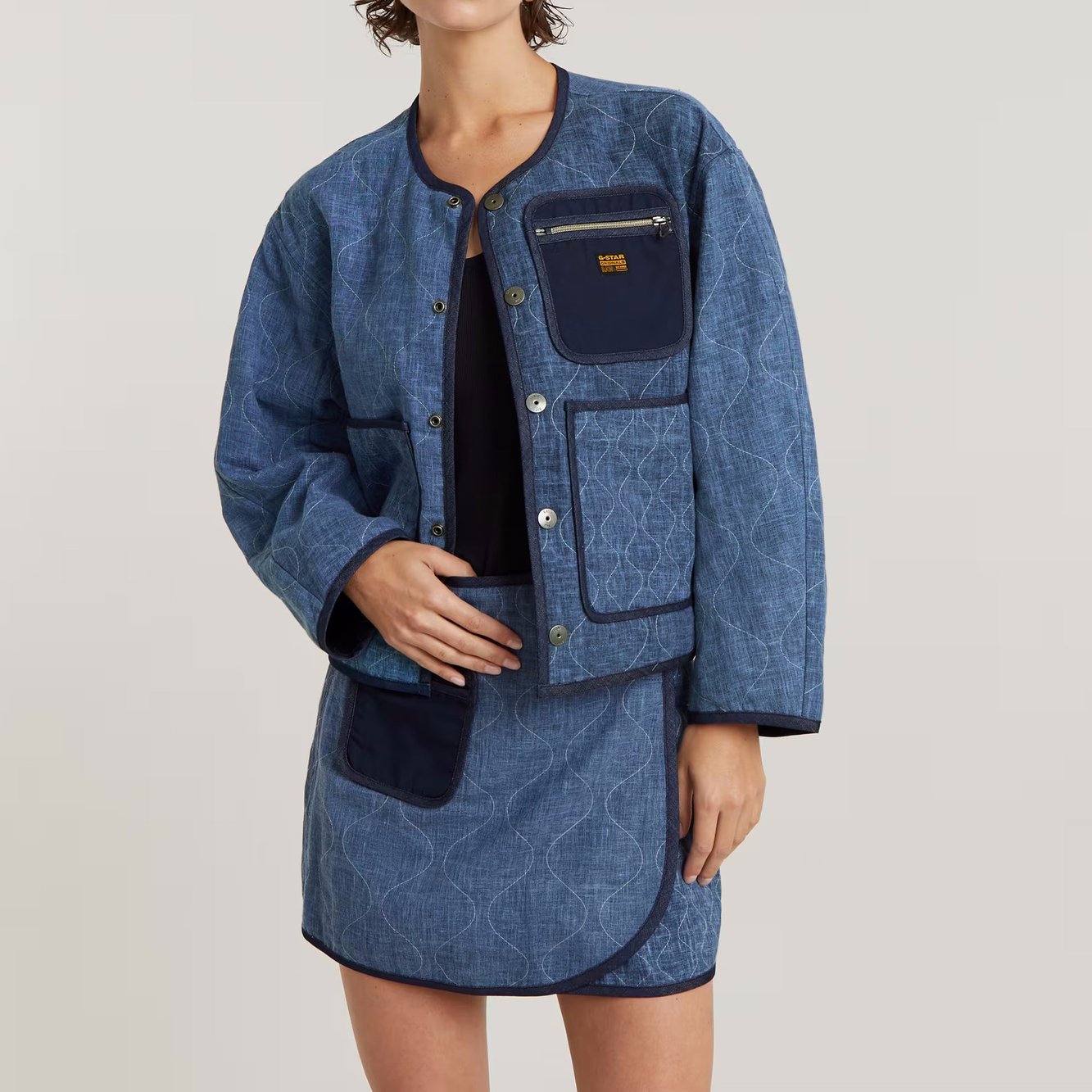 GSRR Quilted Cocoon Jacke G-star Second-Hand photo 2