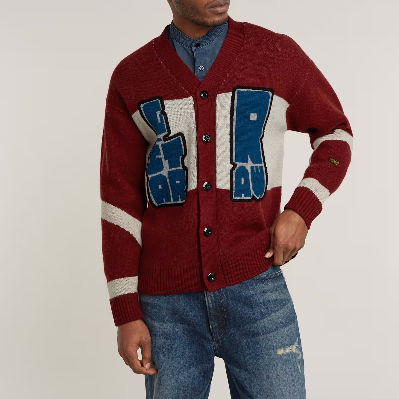 Gilet Holiday Loose Knitted G-star seconde main photo 3