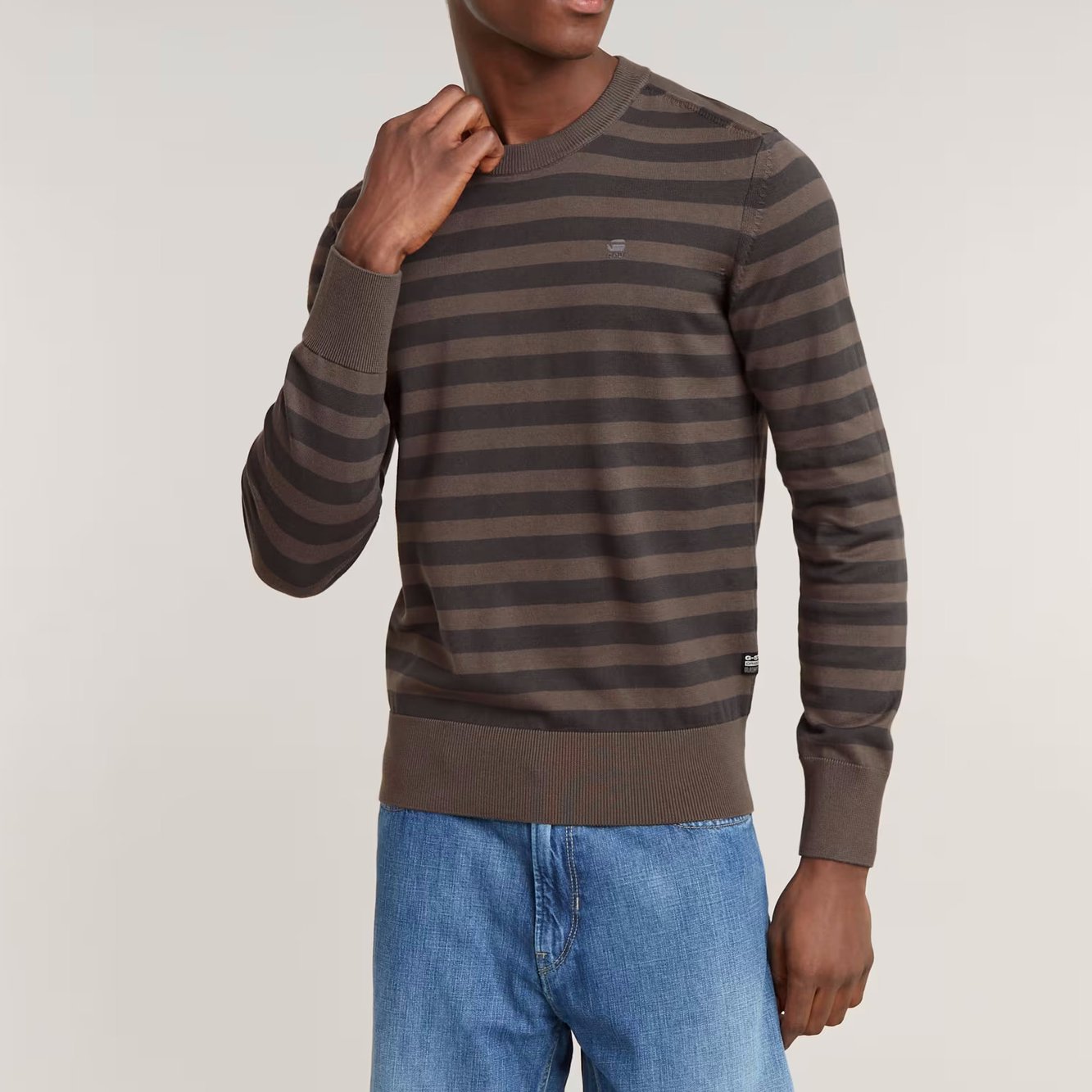 Stripe Knitted Pullover G-star Second-Hand photo 2