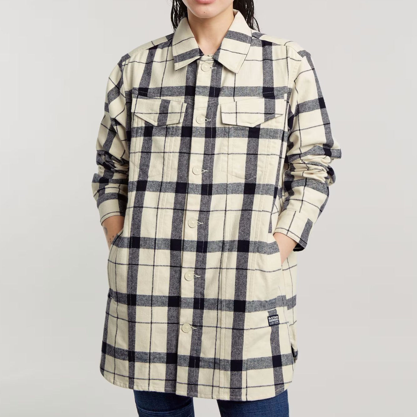 Boyfriend Overshirt G-star Second-Hand photo 3