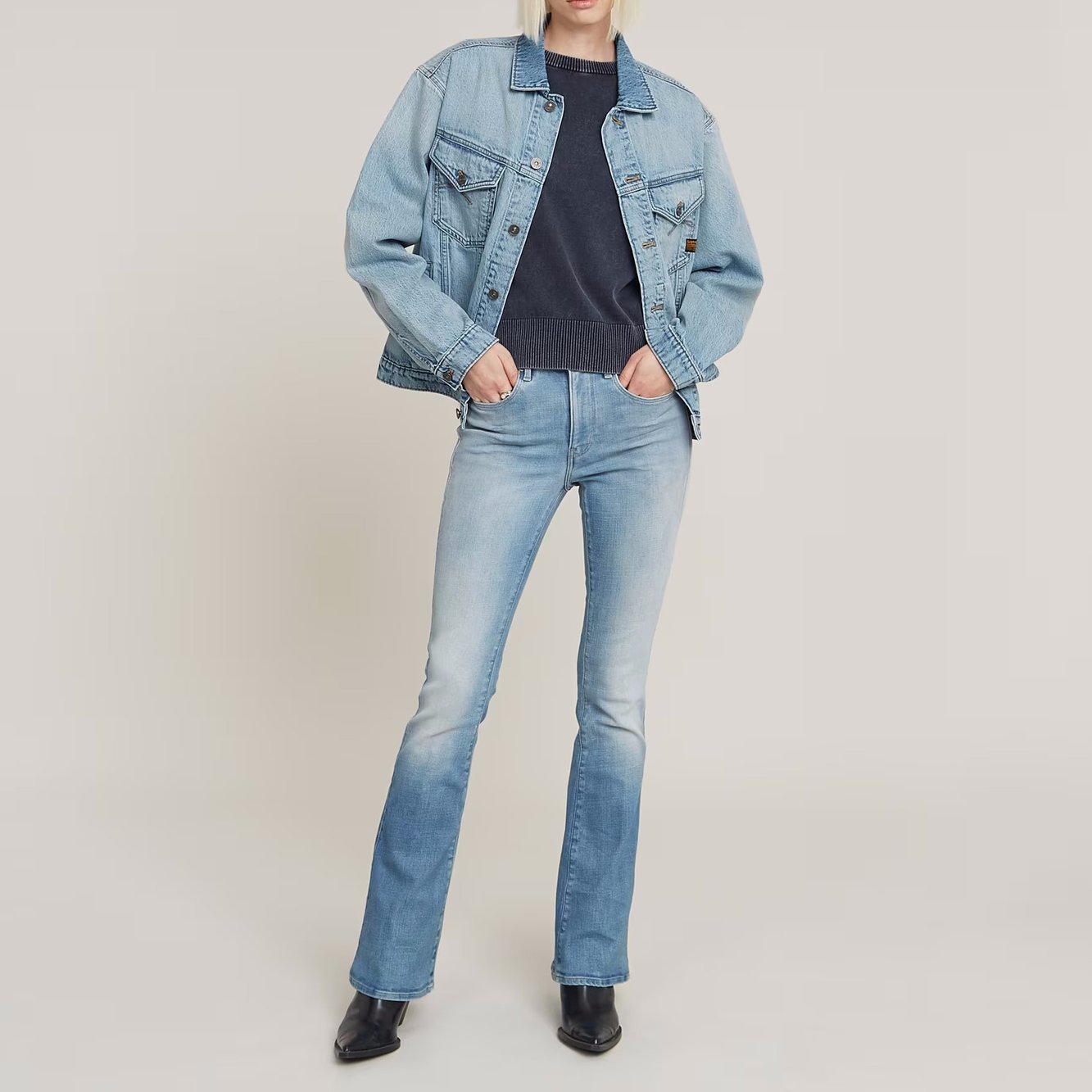 3301 Flare Jeans G-star Second-Hand photo 4