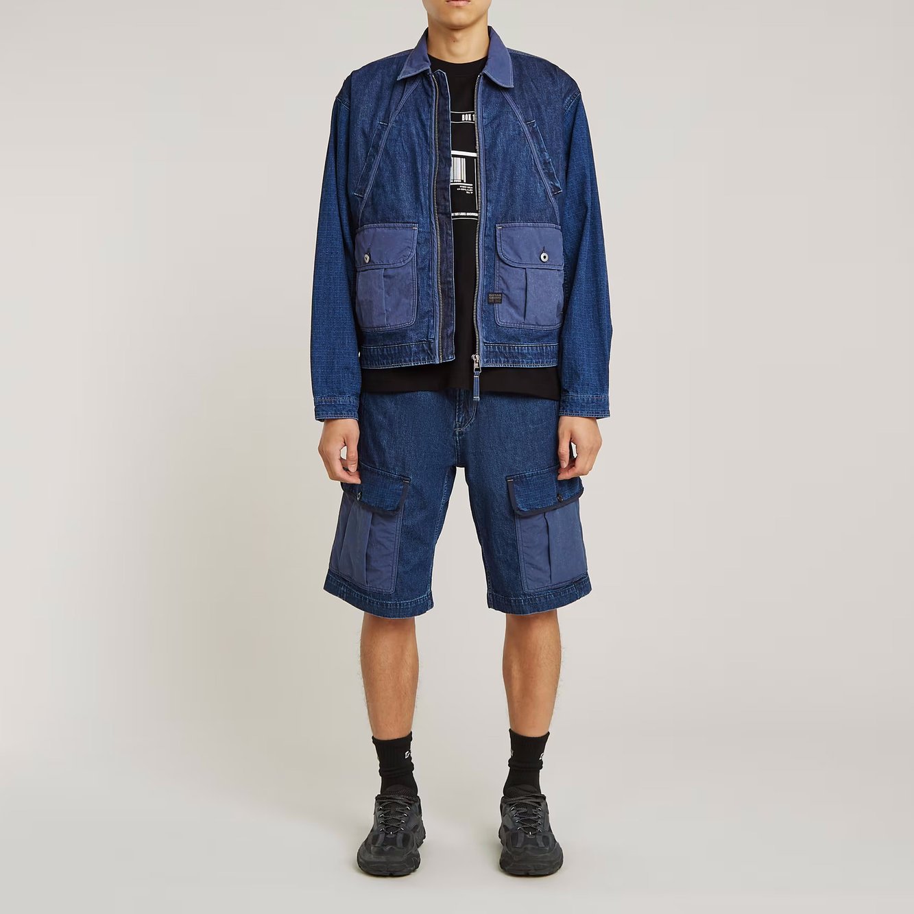 Bend 3D Cargo Short Fabric Mix G-star tweedehands photo 2