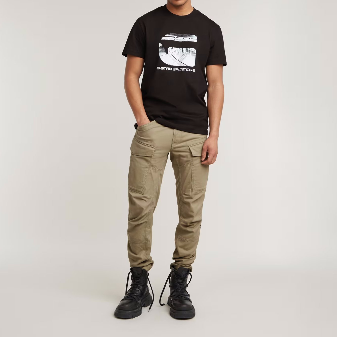 Pantalon Cargo 3D Regular Tapered G-star seconde main photo 4