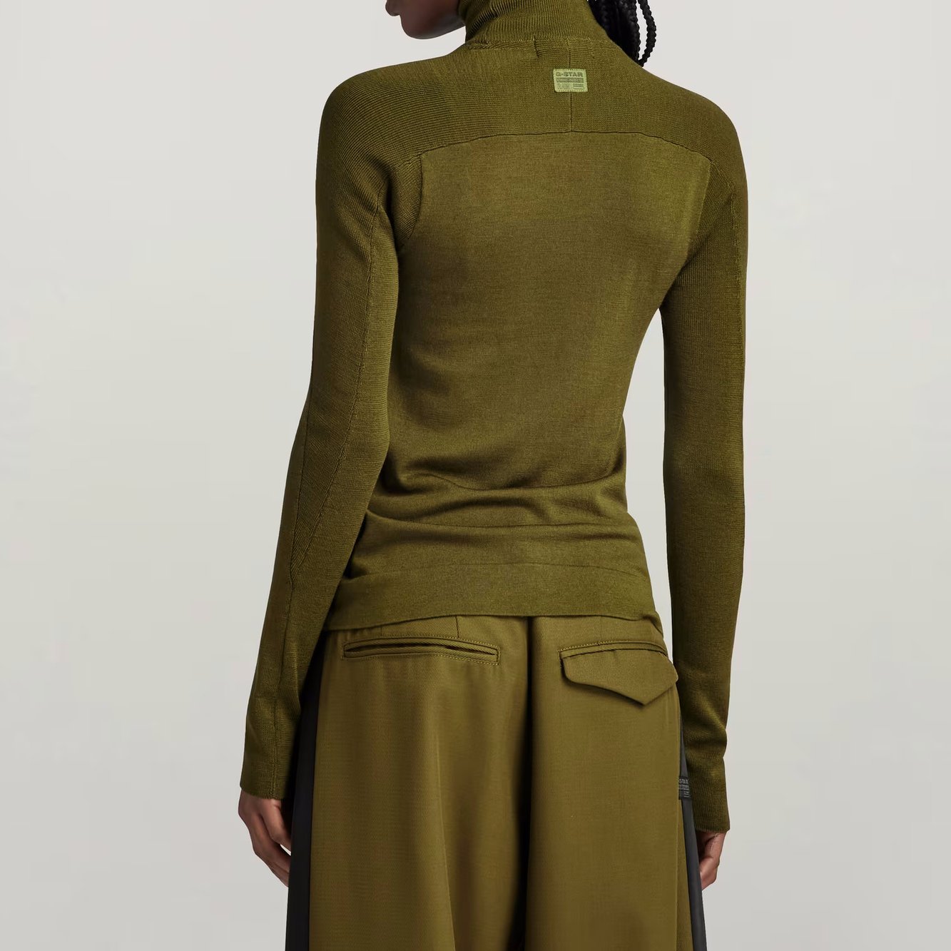 Core Slim Turtle Knitted Pullover G-star Second-Hand photo 4