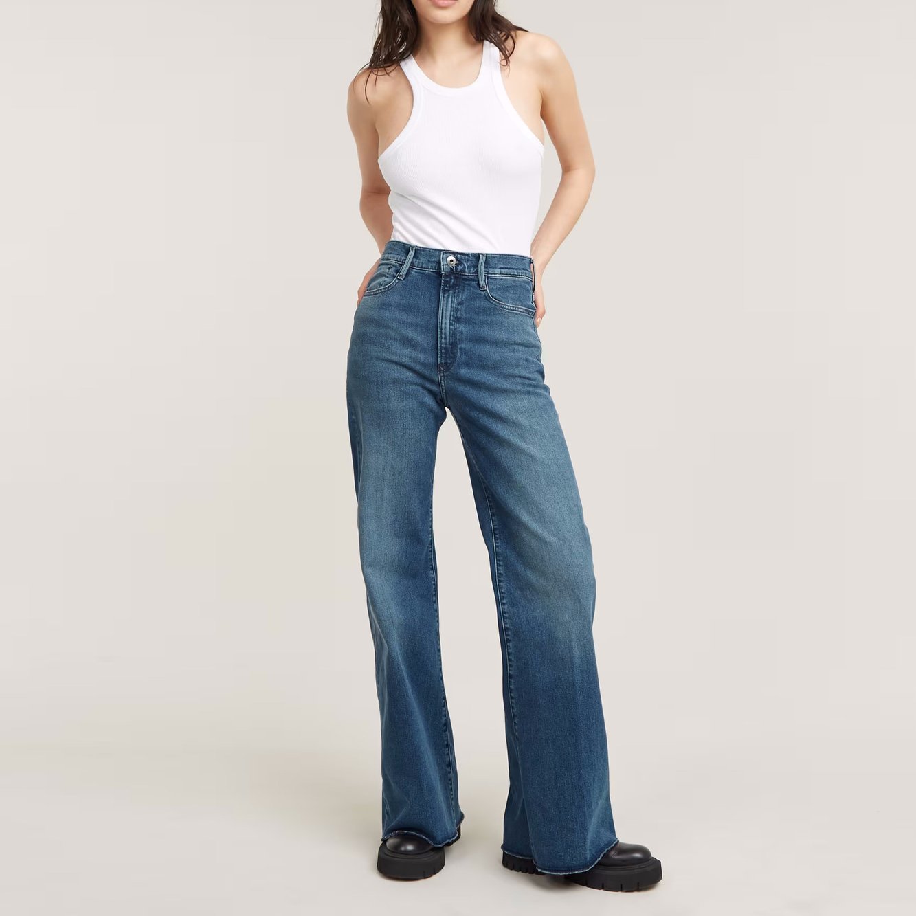 Deck Ultra High Wide Leg Jeans G-star tweedehands photo 4