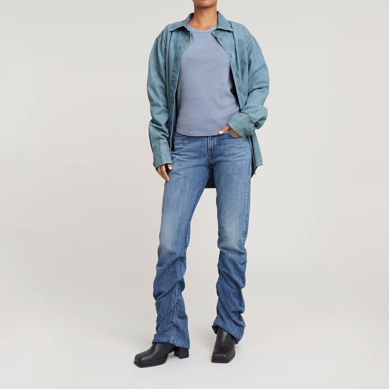 G-Staq Low Bootcut Jeans G-star Second-Hand photo 4