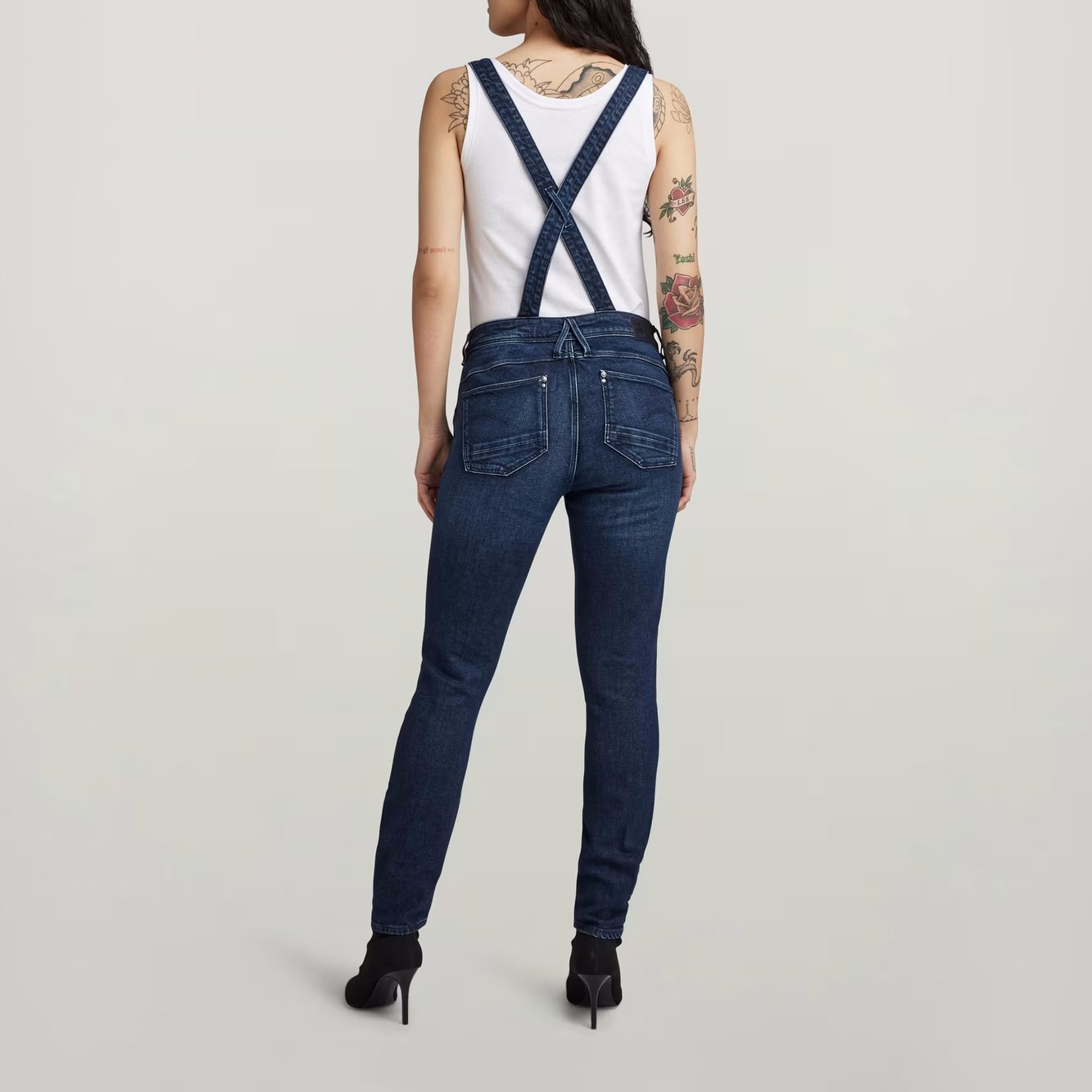 Lynn High Slim Navy Overall G-star Second-Hand photo 4