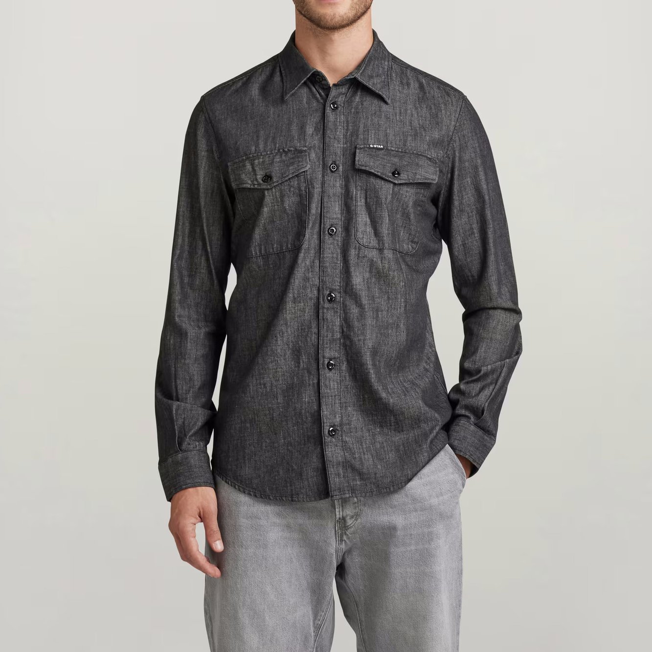 Chemise Marine Slim G-star seconde main photo 3