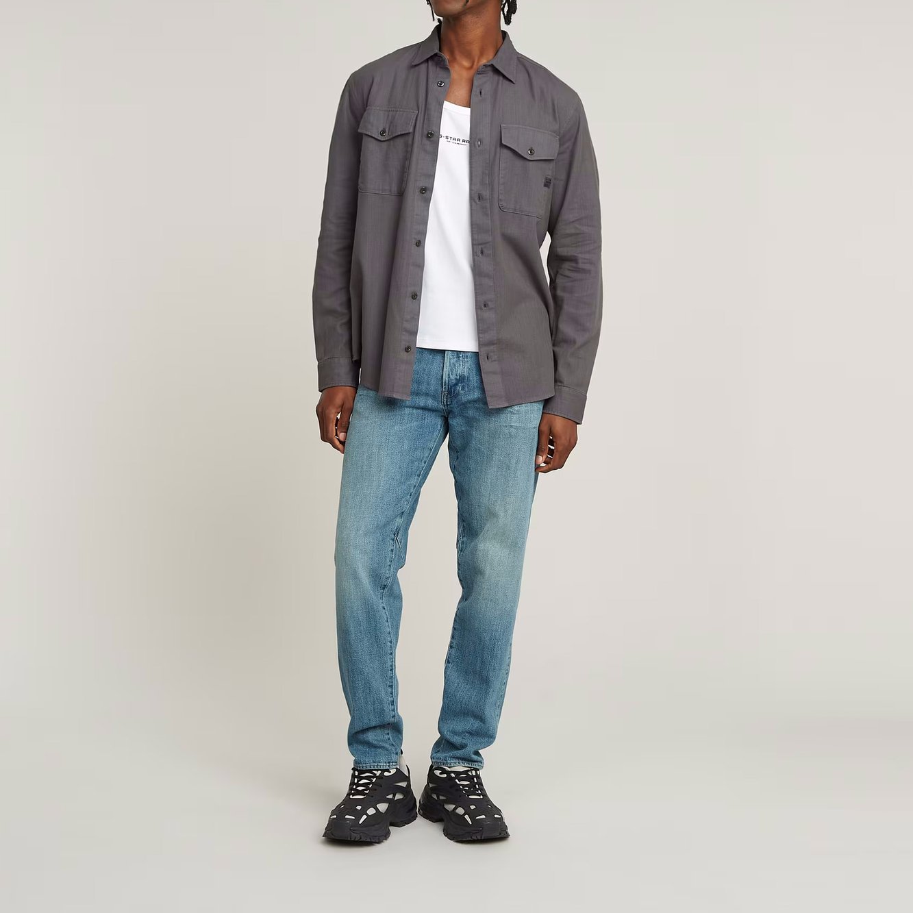 Marine Slim Hemd G-star Second-Hand photo 4