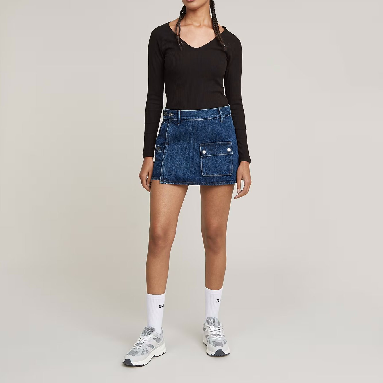 Jupe short Micro Denim G-star seconde main photo 4