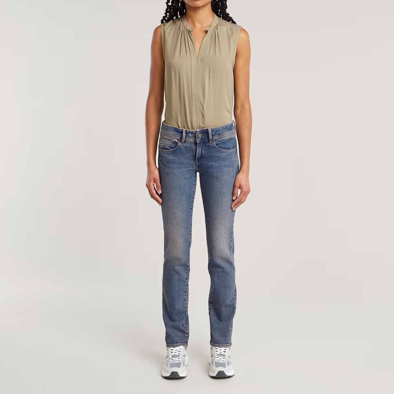 Midge Slim Straight Jeans G-star Second-Hand photo 4