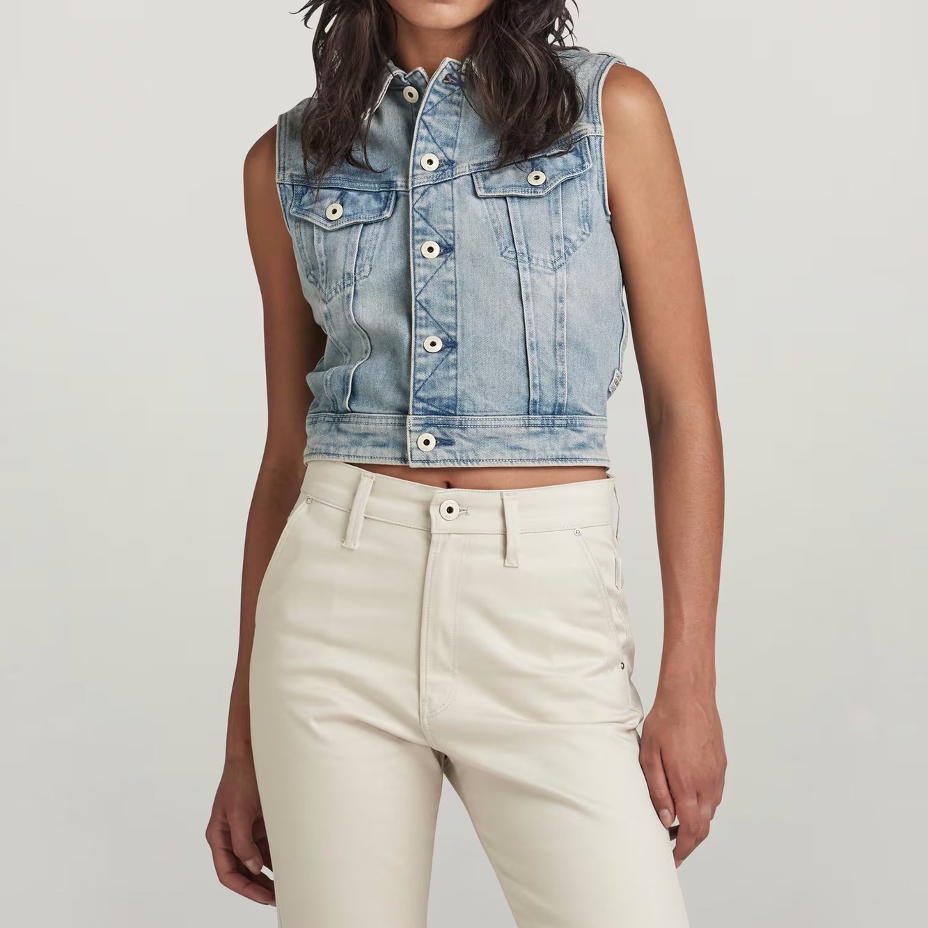 Slim Denim Weste Evergreen G-star Second-Hand photo 3