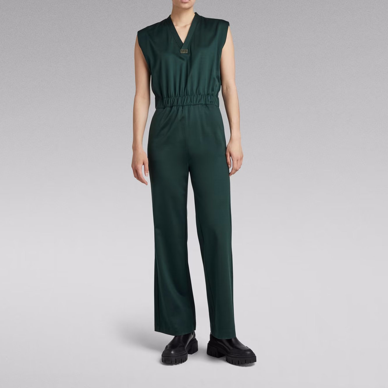 Jumpsuit V- Hals Wijde Pijp G-star tweedehands photo 3